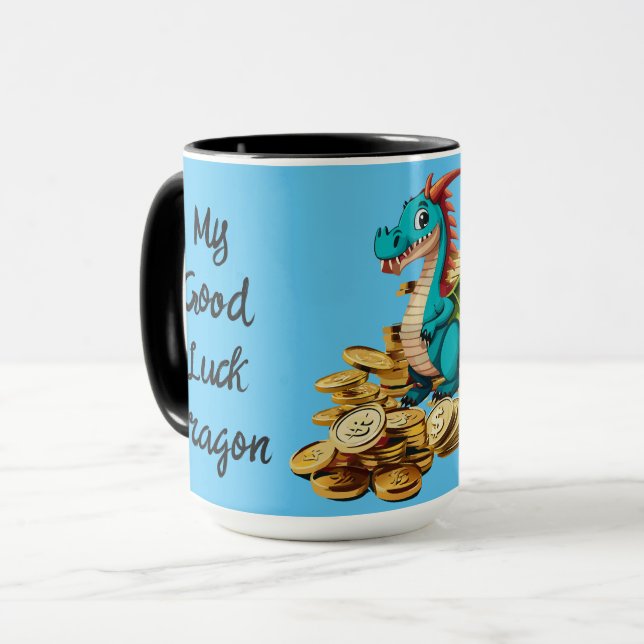 Min lyckodrake anpassningsbar  mugg (Framsida vänster)