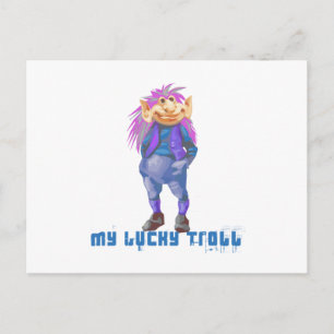 min lyckotroll vykort