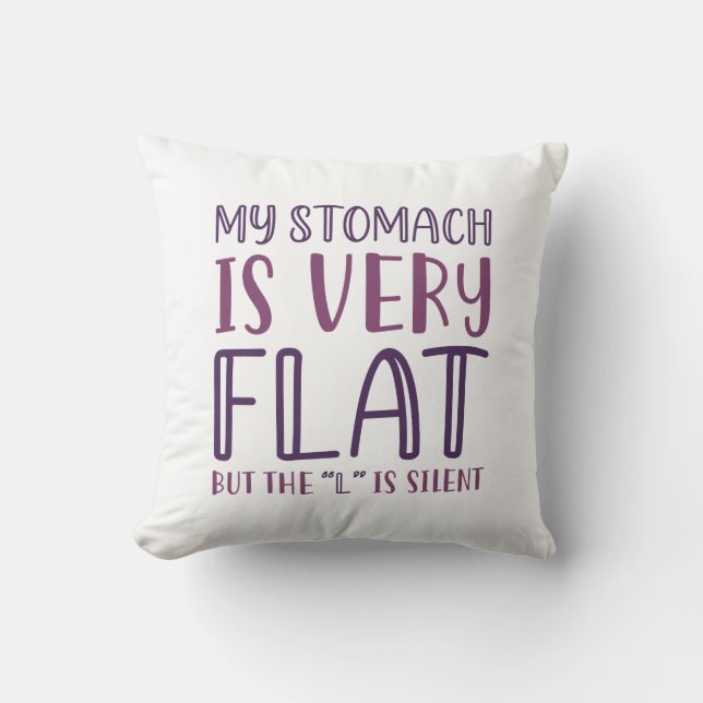 Min mage är mycket platt kudde (Framsida)