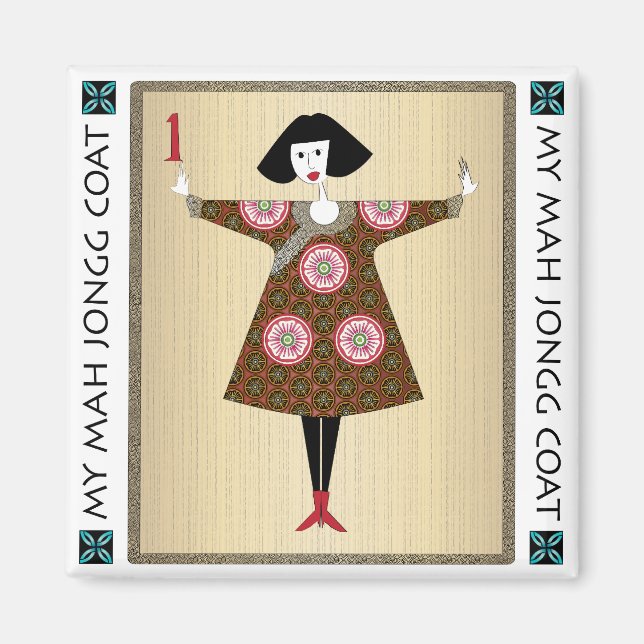 Min Mah Jongg Jackar 01: Magnet (Framsidan)