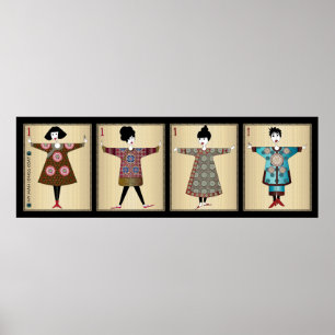 Min Mah Jongg Jackar 06: Poster 36" x 12"