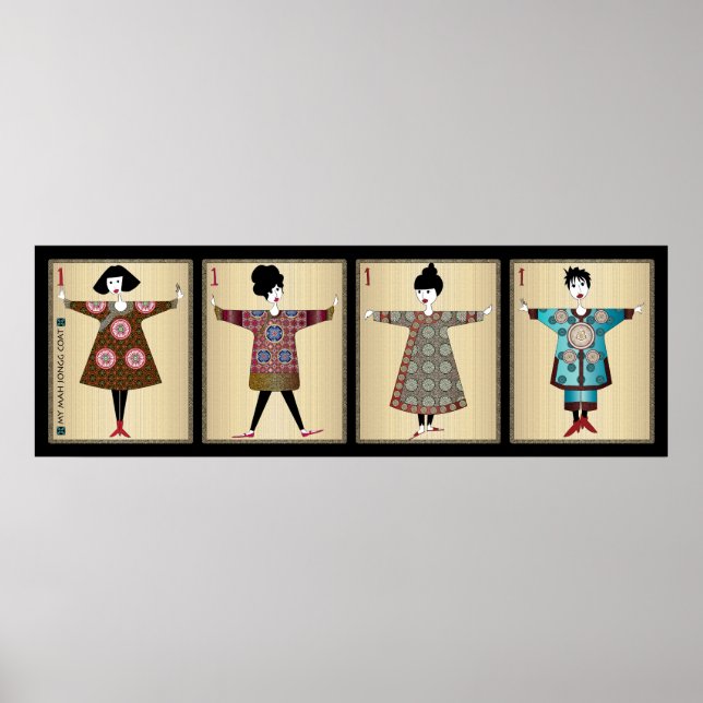 Min Mah Jongg Jackar 06: Poster 36" x 12" (Framsidan)