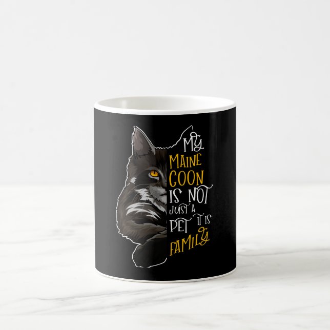Min maine Coon Cat är Familj Kaffemugg (Center)