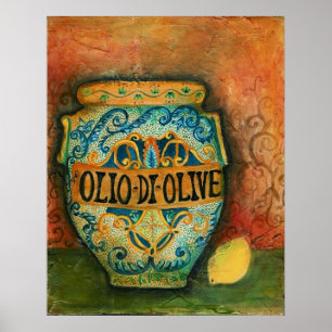 Min Majolica Poster