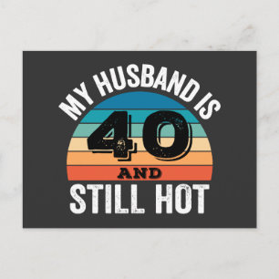 Min Make är 40 och fortfarande Hett Helg Vykort