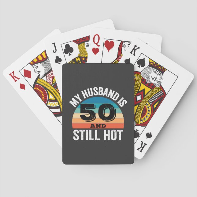 Min Make är 50 och fortfarande Hett Casinokort (Baksidan)