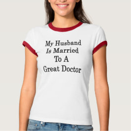 Min Make är gift med en Underbar Doktor T-shirt