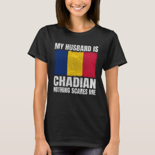 Min Make är Tchads Flagga för fru Tchad Tchad H T Shirt