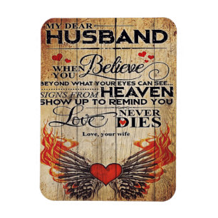 Min Make Birthday Gift Brev för Make Magnet