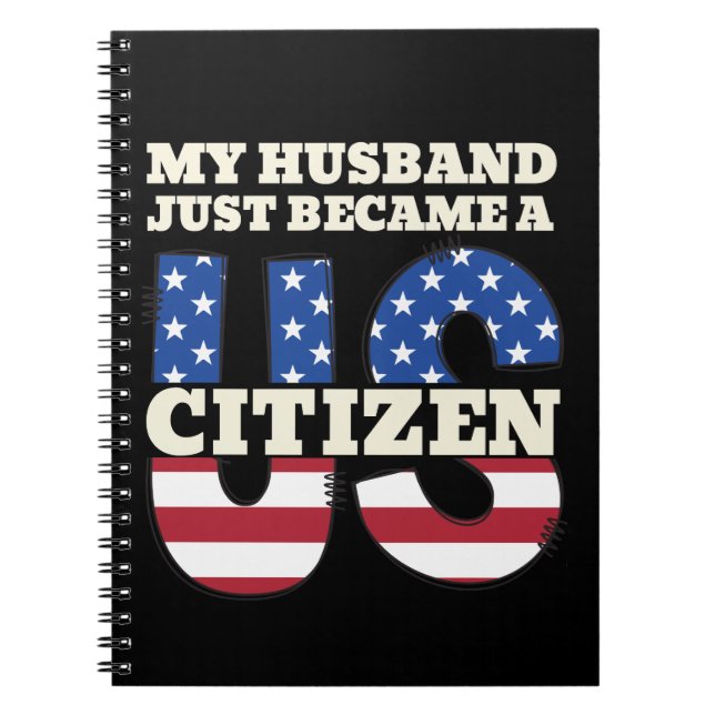 Min Make blev just en amerikansk medborgarstolpe a Anteckningsbok (Framsidan)