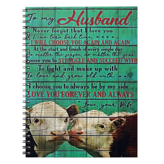 Min Make Brev-gåva | Brev för honom | Anteckningsbok (Framsidan)