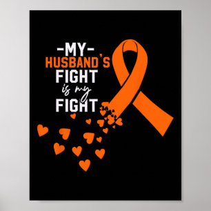 Min Make Fight är min kamp mot njurcancer Orang Poster