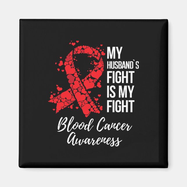 Min Make kamp är min kamp mot blodcancer Magnet (Framsidan)