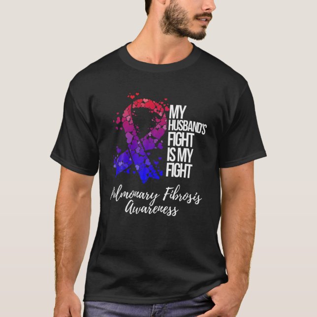 Min Make kamp är min kamp mot lungfibros. T Shirt (Framsida)