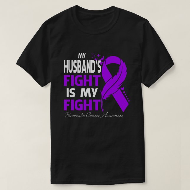 Min Make-kamp är min kamp mot pankreascancer A T Shirt (Design framsida)