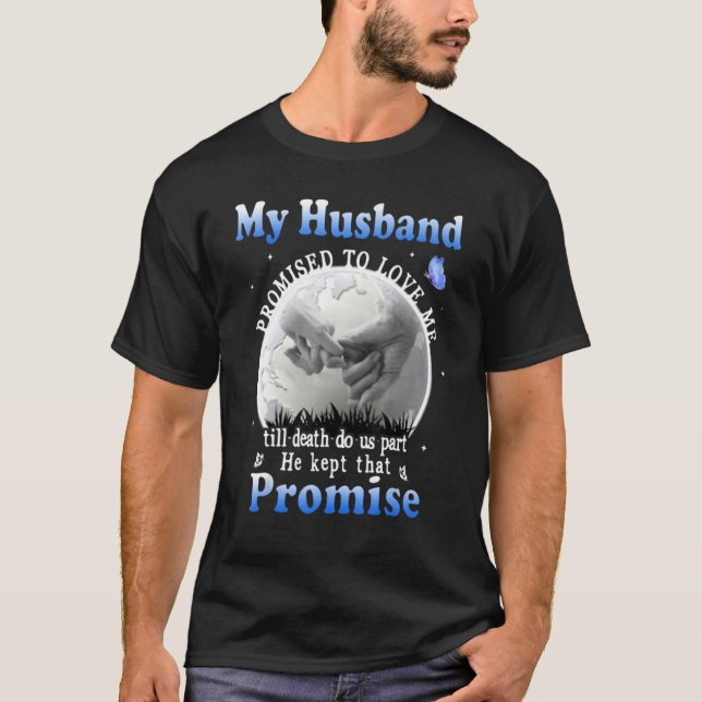Min Make lovade Kärlek tills döden gör oss till pa T Shirt (Framsida)