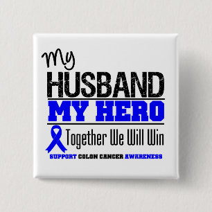 Min make, min hjältekoloncancer knapp