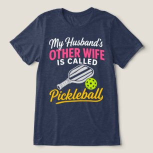 Min makes andra fru heter Pickleball Roligt T Shirt