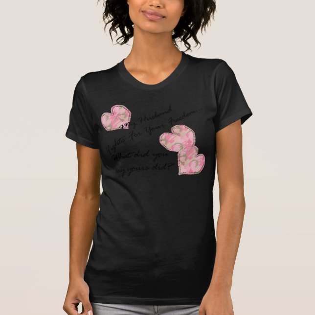 Min makeslagsmål för din frihet t shirt (Framsida)