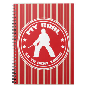 Min mål, Fält Hockey (röd) bärbar dator Anteckningsbok