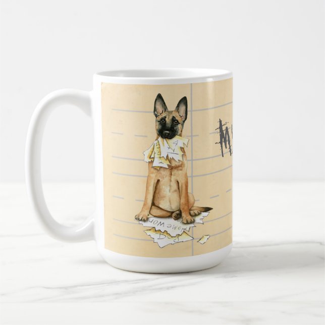 Min Malinois åt min läxa Kaffemugg (Vänster)