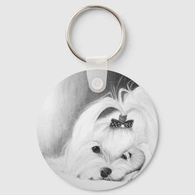 Min Maltee Nyckelring (Framsida)