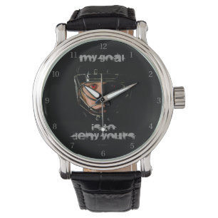 Min måltid (Hockey Goalie) Wrist Watch Armbandsur