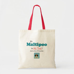 Min Maltipoo är all det! Tygkasse