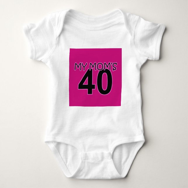 Min mamma 40 t-shirt (Framsida)