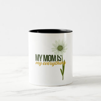 min mamma är allt för mig mugg-hjärtvärmande mor Två-Tonad mugg