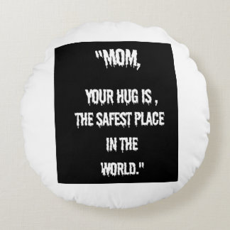 Min Mamma är bäst Rund Kudde