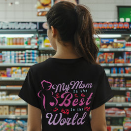 Min mamma är bästa mamma för flickor t shirt