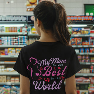 Min mamma är bästa mamma för flickor t shirt