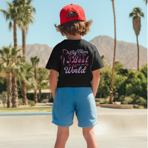 Min mamma är bästa mamma för pojkar t shirt