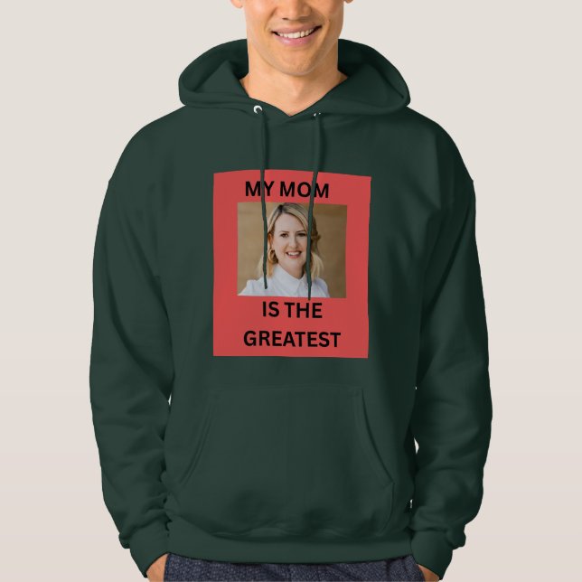 MIN MAMMA ÄR DEN BÄSTA HOODIE (Framsida)
