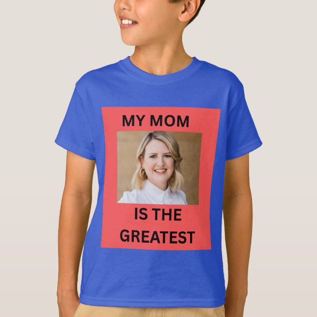MIN MAMMA ÄR DEN BÄSTA T SHIRT (Framsida)