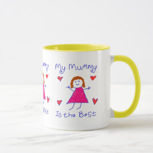 Min mamma är det bäst mugg
