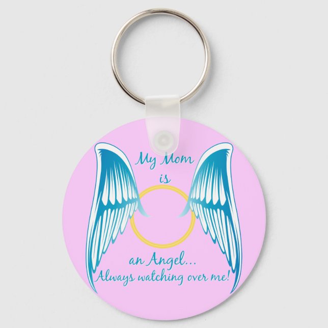 Min Mamma är en ängel Nyckelring (Framsida)