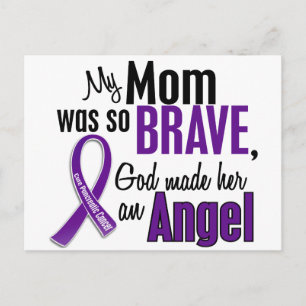 Min Mamma är en angel pankreascancer Vykort
