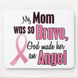 Min mamma är en ängelbröstcancer musmatta