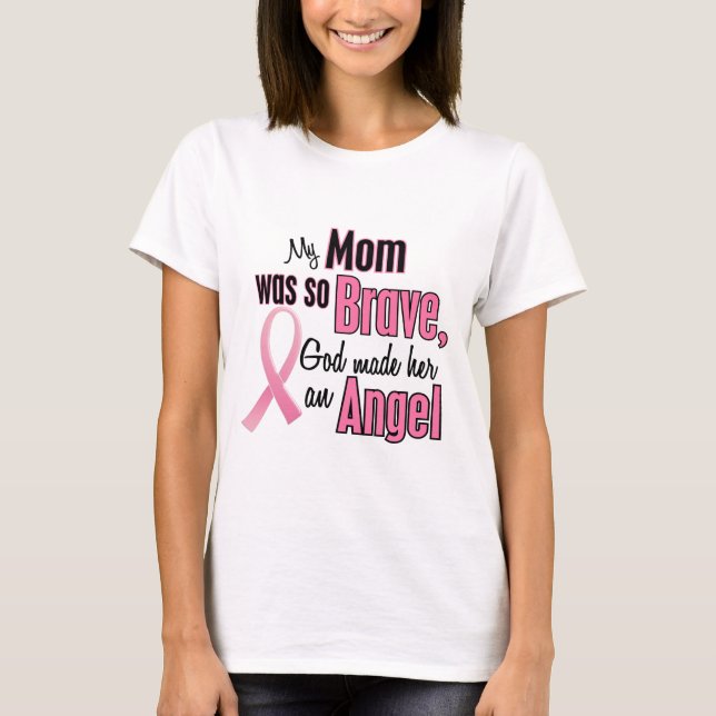 Min mamma är en ängelbröstcancer tee (Framsida)