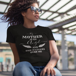 Min mamma är en ängels minnesmärke t shirt