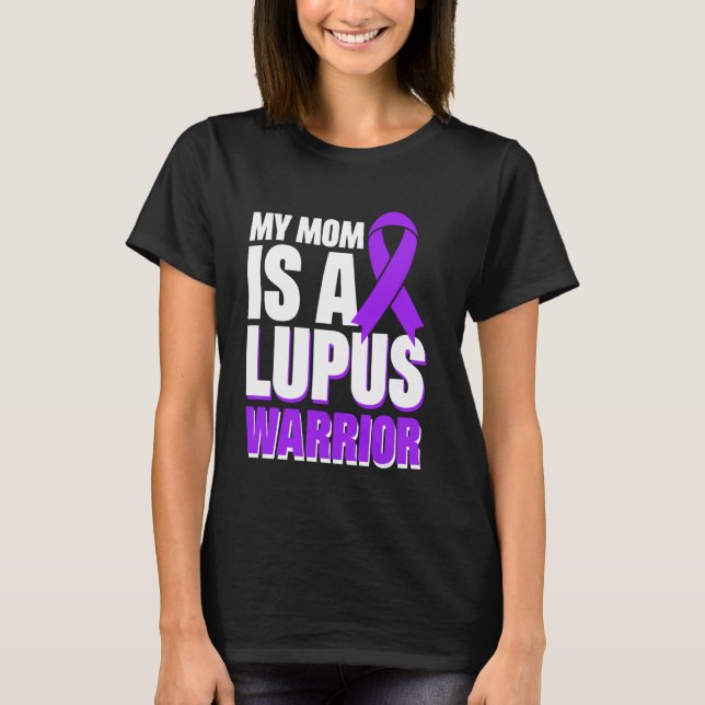 Min Mamma är en Lupus Warrior T Shirt (Framsida)