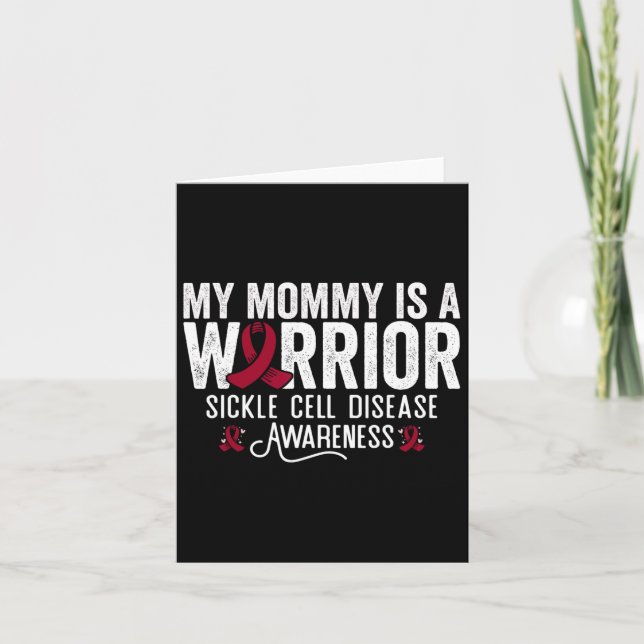 Min Mamma är en Medveten SCA-ickle-cellanemi Kort (Framsida)