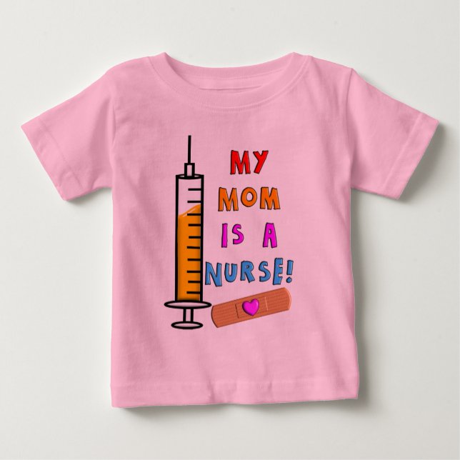 Min Mamma är en Nurse Kids T-Shirts Big Bandaid (Framsida)