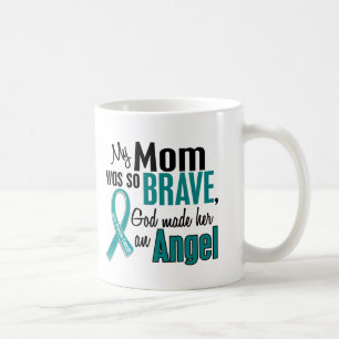 Min mamma är en Ovarian cancer för ängel 1 Kaffemugg