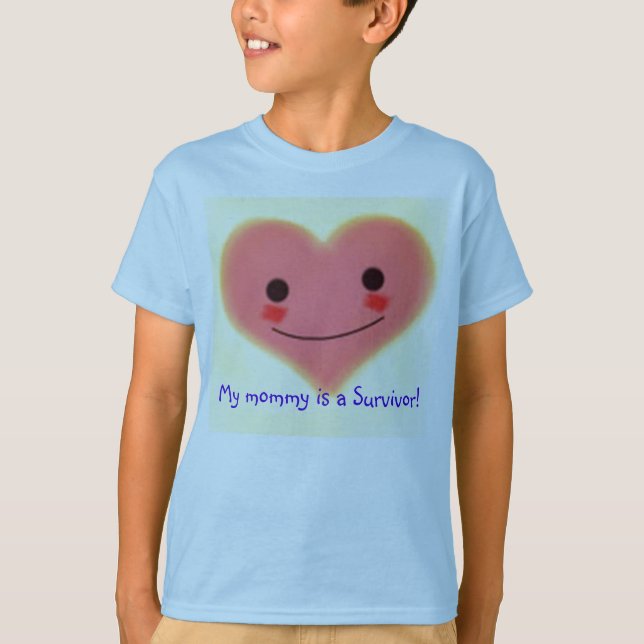Min mamma är en överlevande! tee shirt (Framsida)