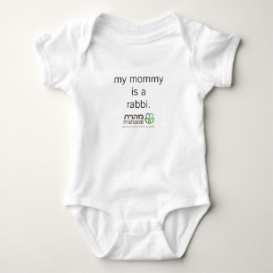 Min mamma är en rabbinspädbarnBodysuit T Shirt