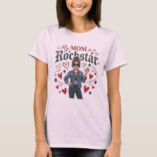 Min mamma är en rockstjärna" Trendig cool mamma-gr T Shirt