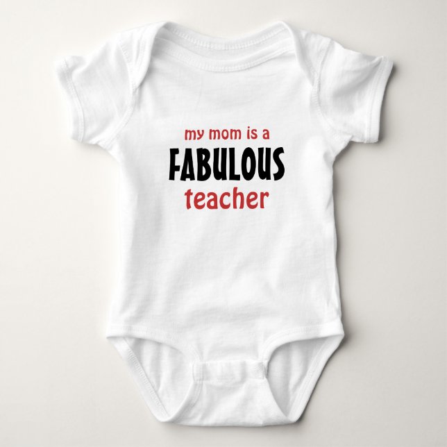 Min mamma är en sagolik lärare tee shirt (Framsida)